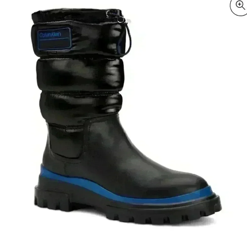 Calvin Klein Black and Blue Winter Boots